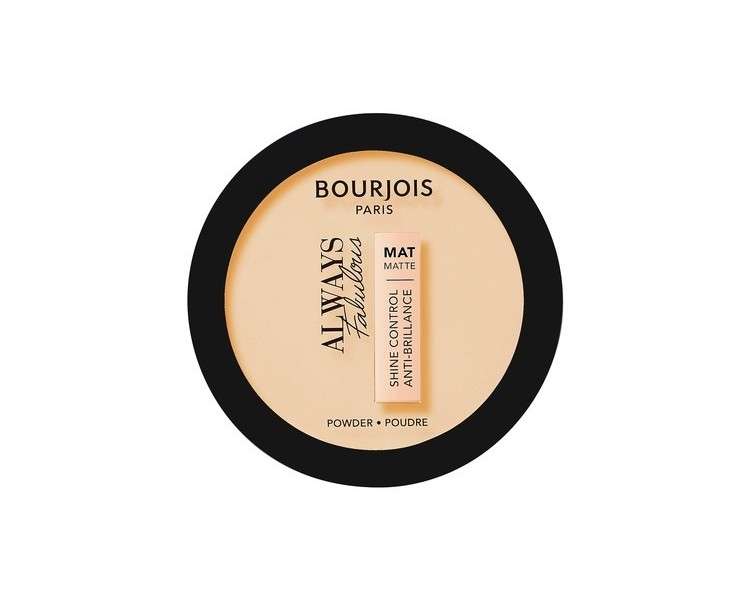 Bourjois Always Fabulous Matte Pressed Powder 10g 108 Apricot Ivory
