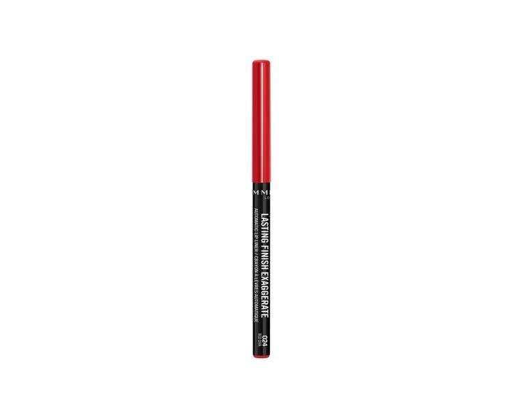 Rimmel Lasting Finish Exaggerate Lip Liner 024 Red Diva