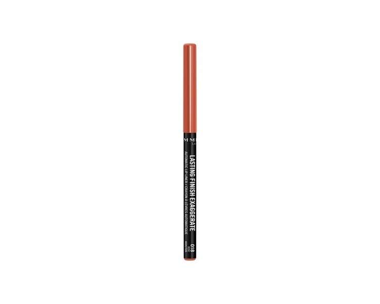 Rimmel London Lasting Finish Exaggerate Lip Liners 018 Rose Addiction 4g