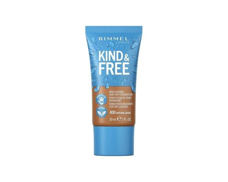 Rimmel London - Kind & Free Moisturising Skin Tint Foundation - Natural Beige 30ml