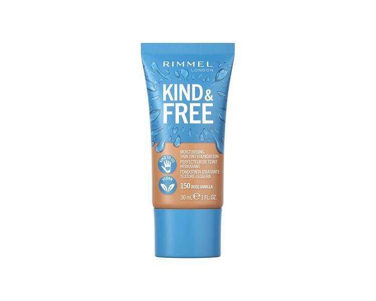 Rimmel Vegan moisturizing foundation 150 Rose Vanilla 30ml