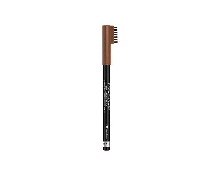 Rimmel Brow This Way Professional Brow Pencil - 006 Brunette.