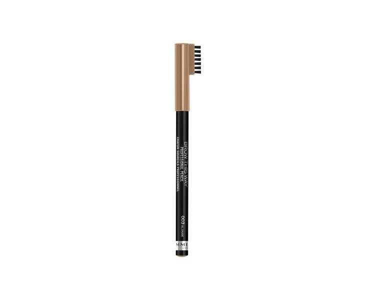 Rimmel Brow This Way Professional Pencil 03- Blonde 1.4g