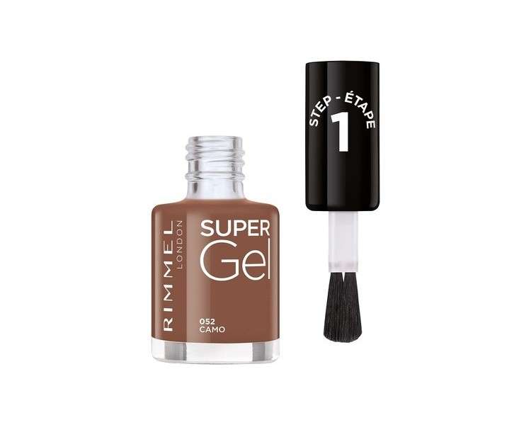 Rimmel London Super Gel Nail Polish 052 Camo 12ml