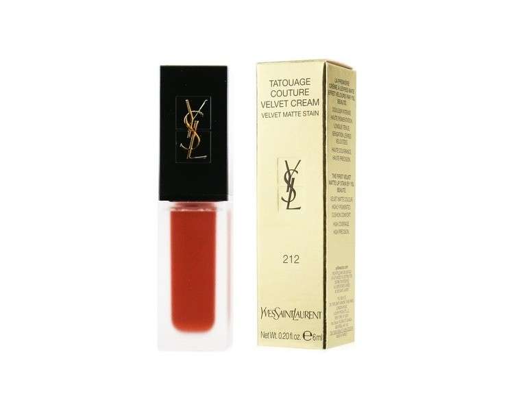 Ysl Rouge Pur Couture Tatouage Couture Velvet Cream Liquid Lipstick 212 6ml