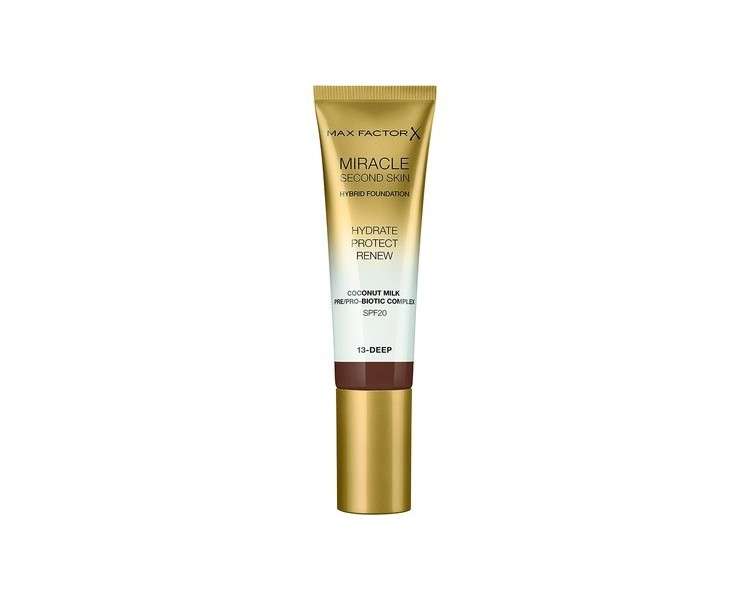 Max Factor Miracle Second Skin Hydrating Foundation SPF20 30ml