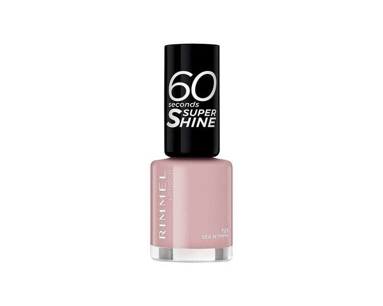 Rimmel 60 Seconds Super-Shine Nail Polish 8ml Sea Nymph