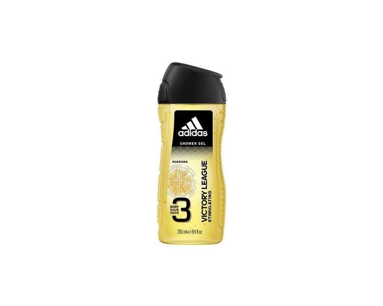 Adidas Victory League 3-in-1 Shower Gel for Body, Hair and Face 250ml