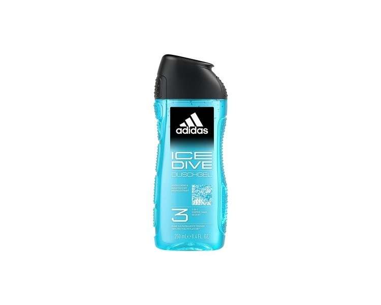 Adidas Ice Dive shower gel for men 250 ml