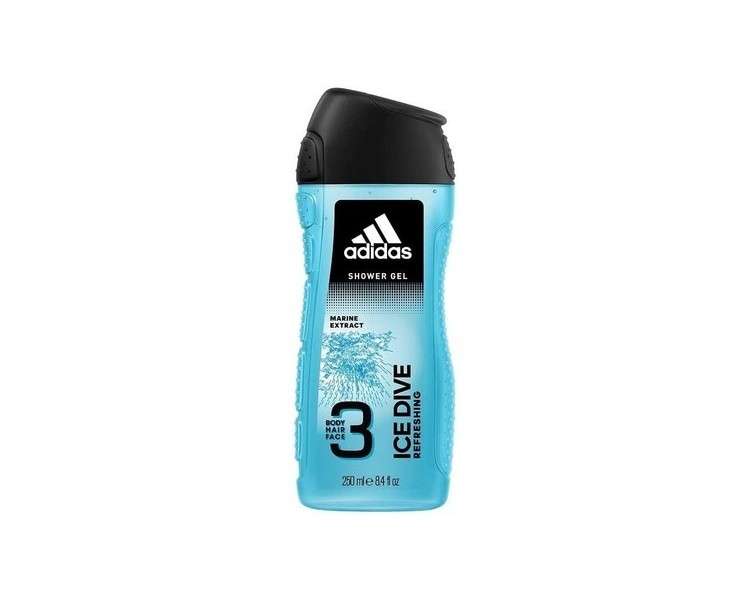 Adidas Ice Dive 3in1 Shower Gel 250ml