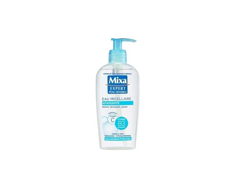 MIXA Soothing Cleansing Water for Very Sensitive and Reactive Skin 200ml - Packaging May Vary