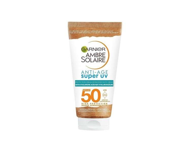 Garnier Ambre Solaire Anti-Age Face Protection Cream SPF50 Super UV 50ml