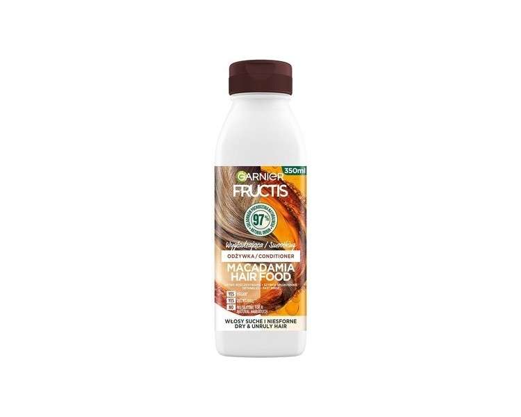 Garnier Fructis Hair Food Macadamia Conditioner 350ml