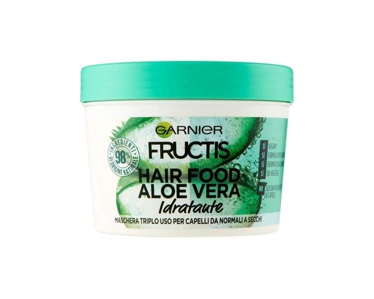 Hair Food Aloe Vera 3 In 1 Hair Mask for Damaged Hair 390ml