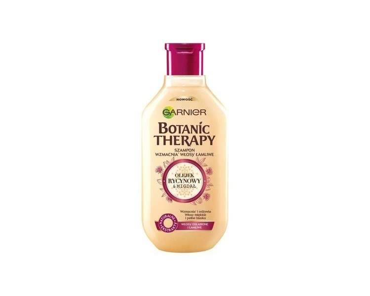 Garnier Botanic Therapy Shampoo Strengthens Brittle Hair Castor Oil and Almond 400ml