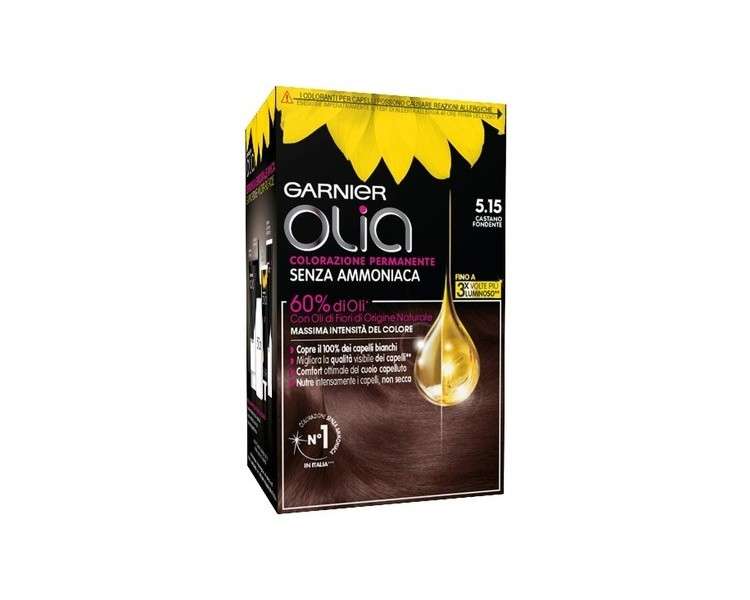 OLIA Permanent Hair Color Without Ammonia Brown Fondant