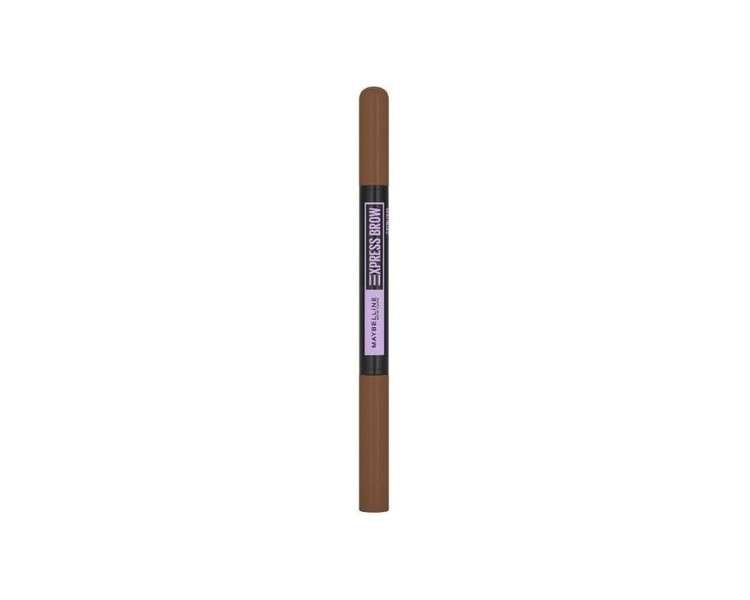 Maybelline Express Brow Duo Eyebrow Filling Natural Looking 2-in-1 Pencil Pen Plus Filling Powder Medium Brown 1 Count