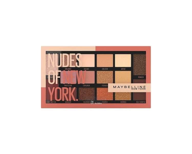 Maybelline New York The Nudes Palette Eyeshadow 16 Shades