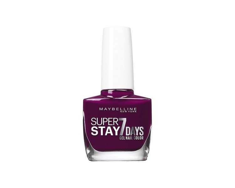 Maybelline Superstay 7 Days Nail Polish 270 Ever Burgundy 10ml