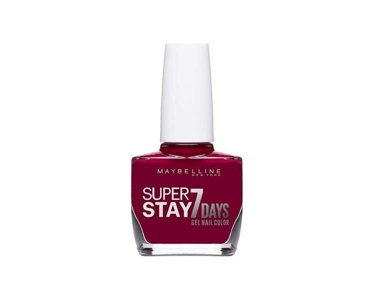 Maybelline SuperStay 7 Days Gel Nail Polish 265 Divine Wine 10ml