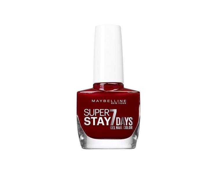 Gemey-Maybelline Tenue & Strong Pro Nail Varnish 501 Red Lacquer