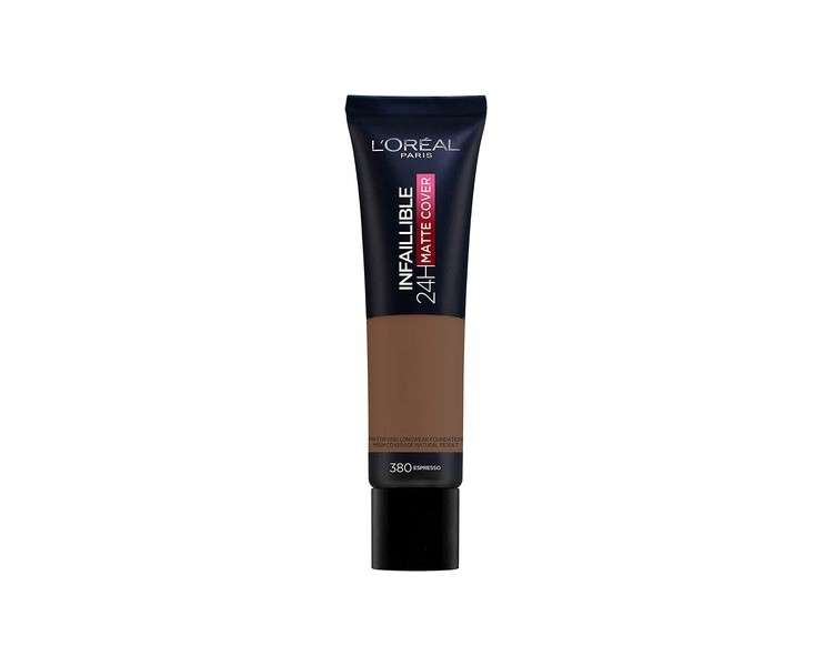 L'Oreal Paris Infallible 24H Matte Cover Foundation 380 Espresso