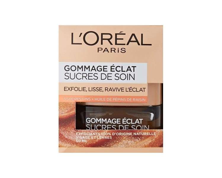 L'Oréal Paris - Facial & Lip Shine Scrub - Sugarcare - 50ml