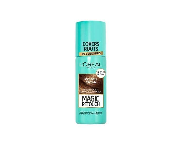 L'Oréal Magic Retouch Instant Root Concealer Spray 75ml Golden Brown