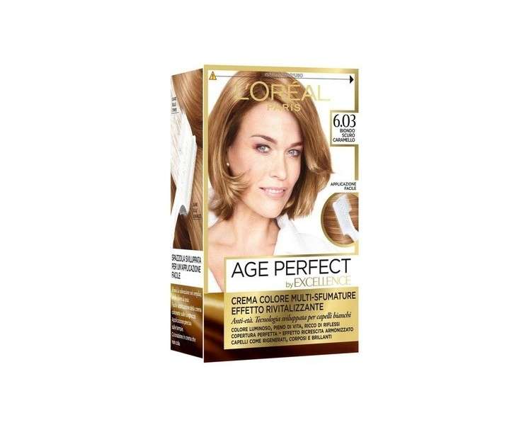 Excellence Age Perfect Hair Dye 6.03 Dark Blonde Caramel