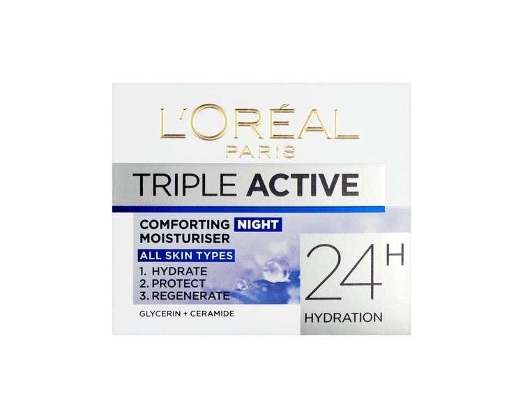 L'Oréal Paris Triple Active Hydrating Night Moisturiser 50ml