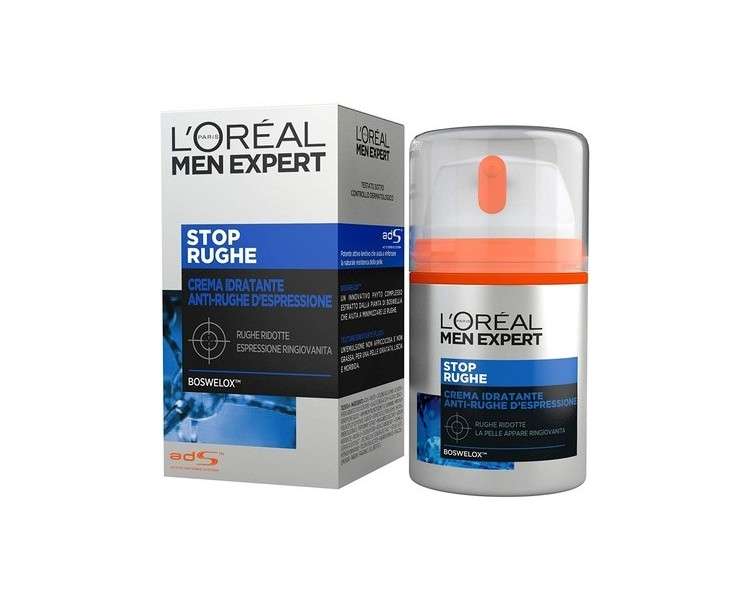 L'Oréal Paris Men Expert Wrinkle De-Crease Anti-Expression Wrinkles Moisturizing Cream 50ml