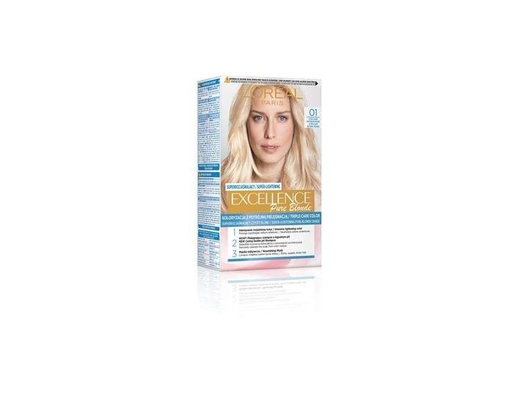 L'oreal Excellence Creme Hair Dye 0.1 Super Light Natural Blonde