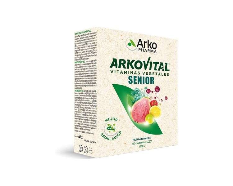 Arkovital Pura Energia 50+ 60 Capsules