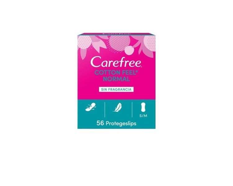 Carefree Cotton Salvaslip Unscented 56 Pads 150g