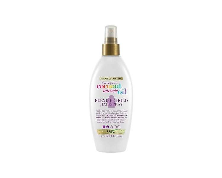 OGX Coconut Miracle Oil Hairspray Flexible Hold 177ml