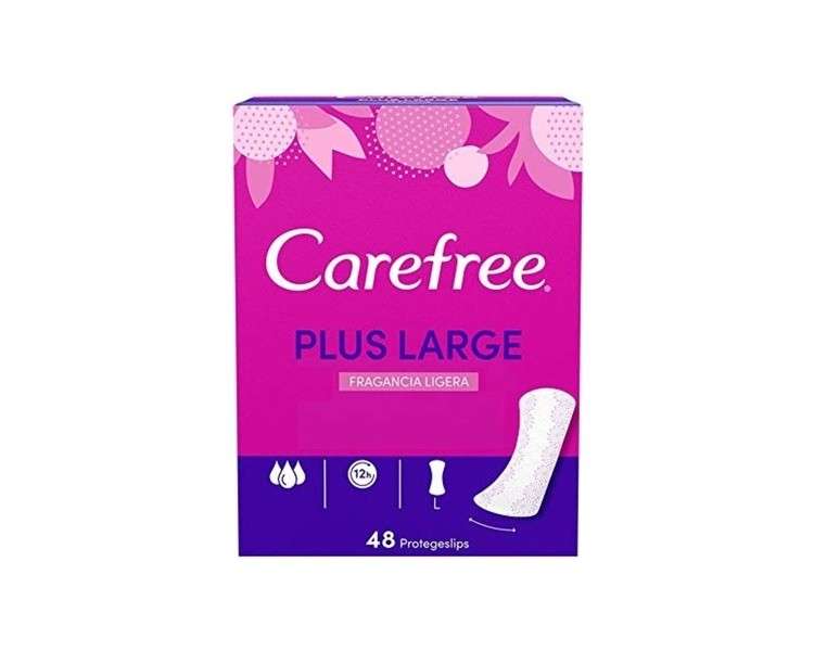 Carefree Salvaslip Plus Large Light Fragrance 48 Count 180g