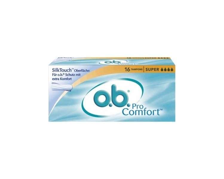 o.b. ProComfort Tampons Super 16 Pack