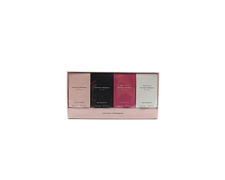 Narciso Rodriguez for Her Mini Splash Gift Set for Women - 4 Pieces