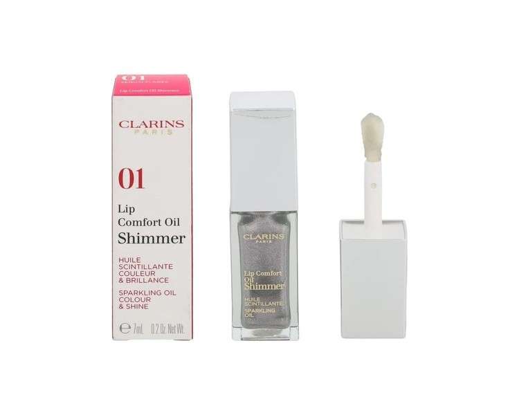 Clarins Lip Comfort Oil Shimmer 01 Sequin Flares