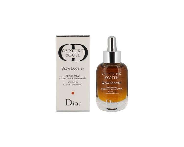 Dior Face Serum Capture Youth Glow Booster Age Delay Illumination 30ml Anti-Aging