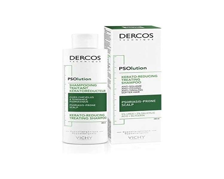 Vichy Dercos Psolution Shampoo Keratoreducing Treatment 200ml