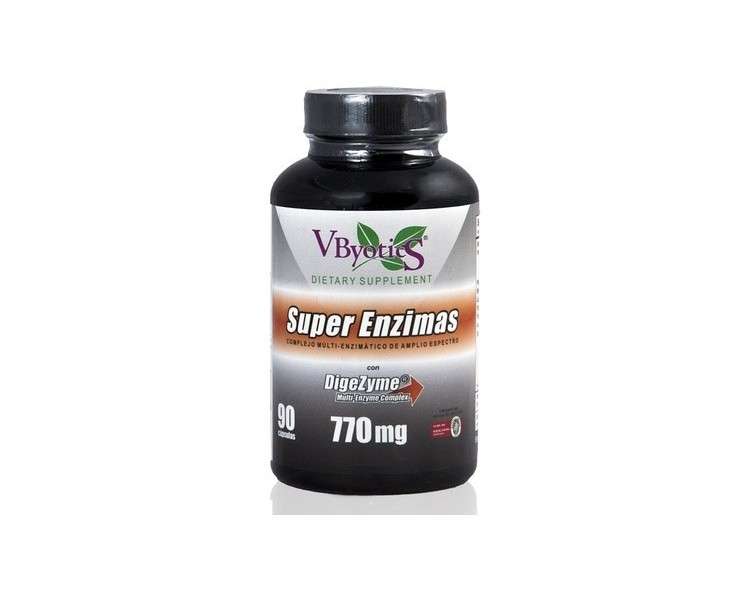 V.byotic Super Enzymes with Dygeszime 90 Capsules