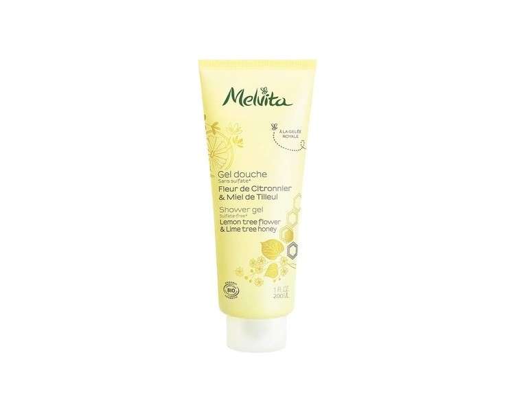 Melvita Shower Gel Lemon Flower and Lime Tree Honey 200ml