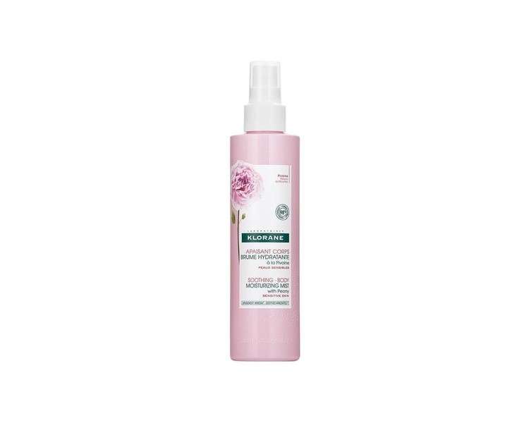 Klorane Soothing Body Moisturizing Mist with Peony for Sensitive Skin 200ml