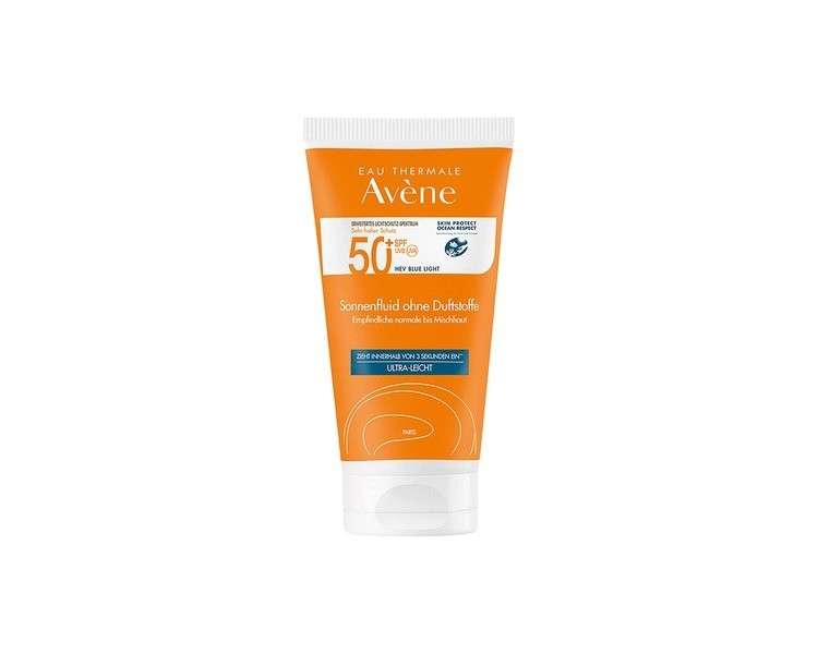 Avene Sun Fluid SPF 50+ Fragrance-Free 50ml