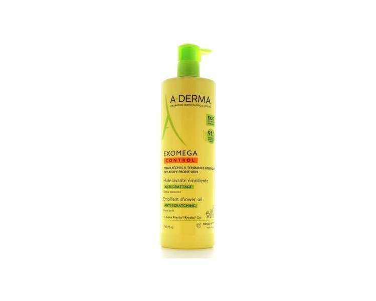 A-DERMA Exomega Control Emollient Shower Oil Anti-Scratching 750ml