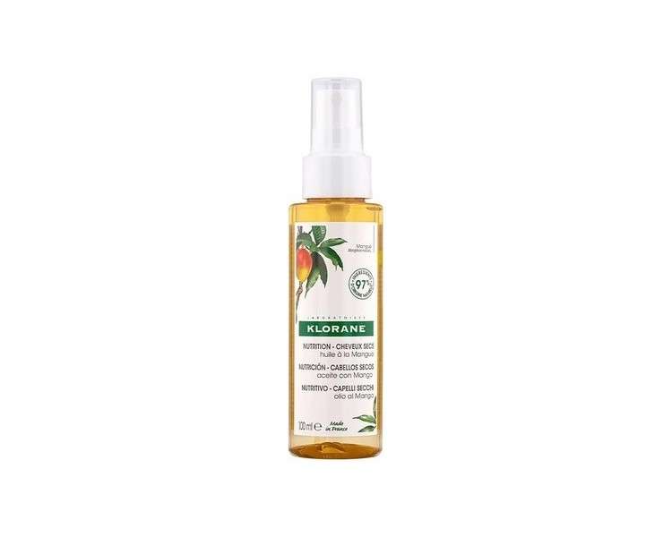 Klorane Nourishing Dry Hair Oil With Mango 3.3 Fl.oz