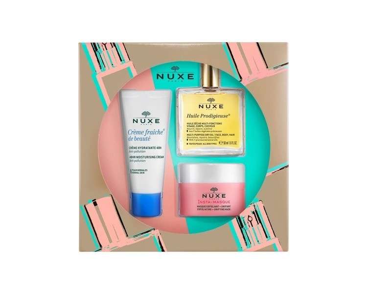 Nuxe Essential Set insta Mask 50ml+ Cream 30ml+Oil 50ml