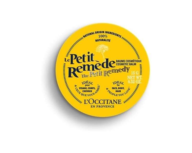 L'OCCITANE The Petit Remedy 15g Multipurpose Balm with Shea Butter and Almond Oil