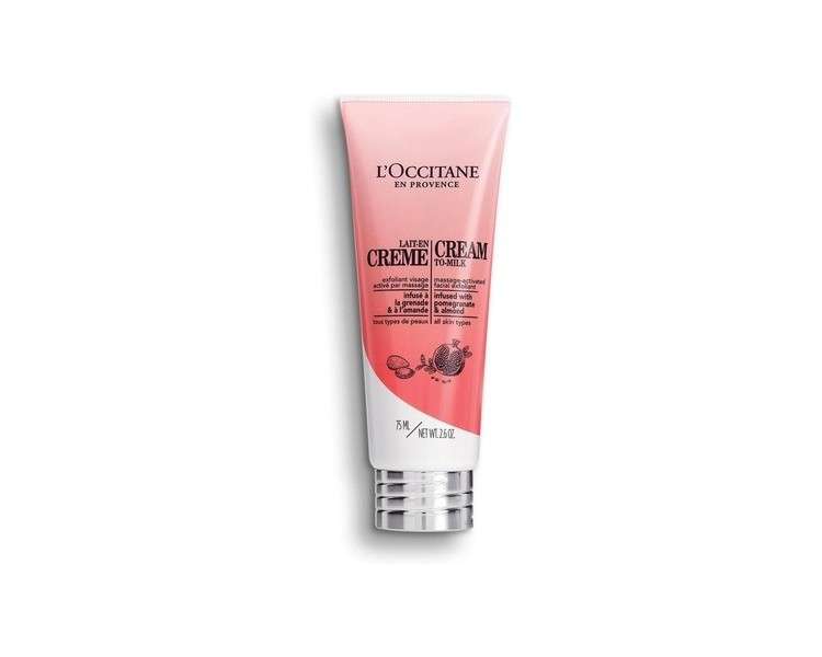 L'Occitane Cream to Milk Facial Exfoliator 75ml